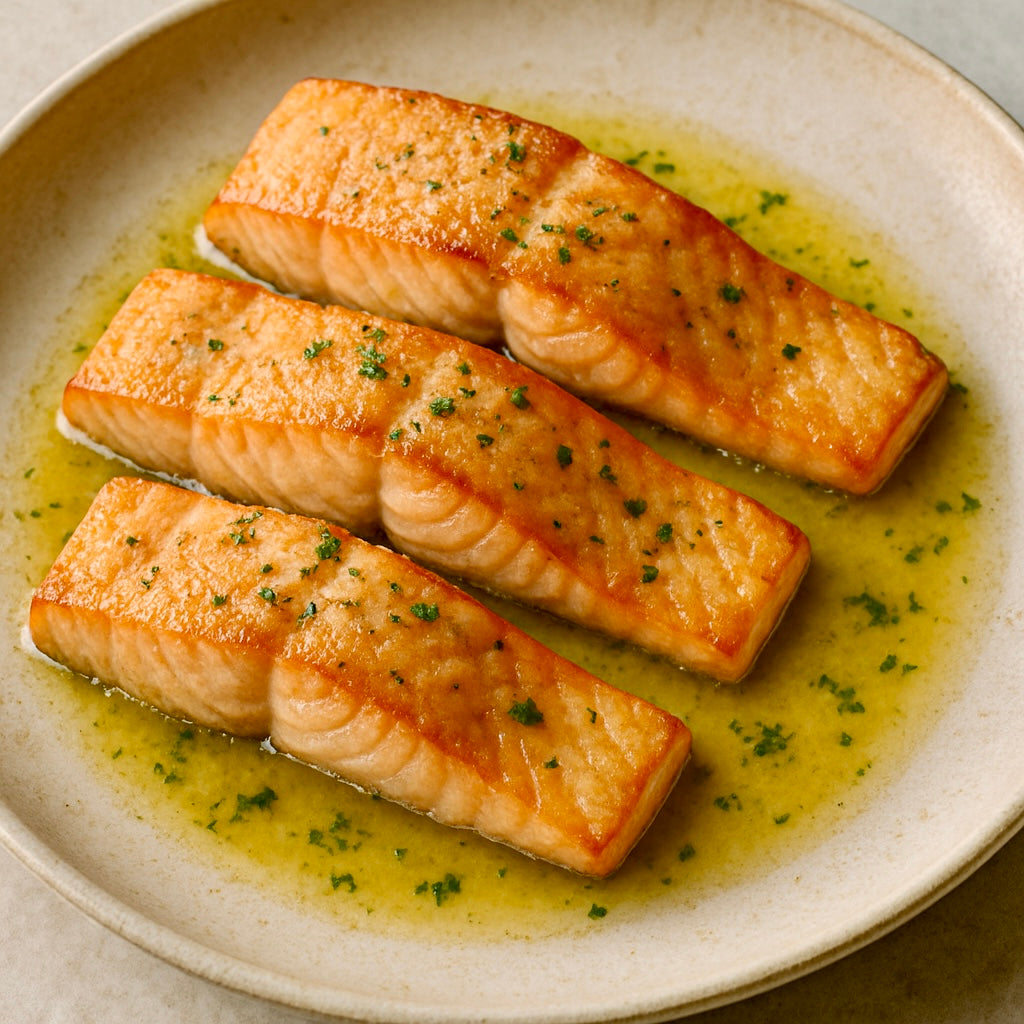 Roasted Salmon with Miso Compound Butter by the Pound