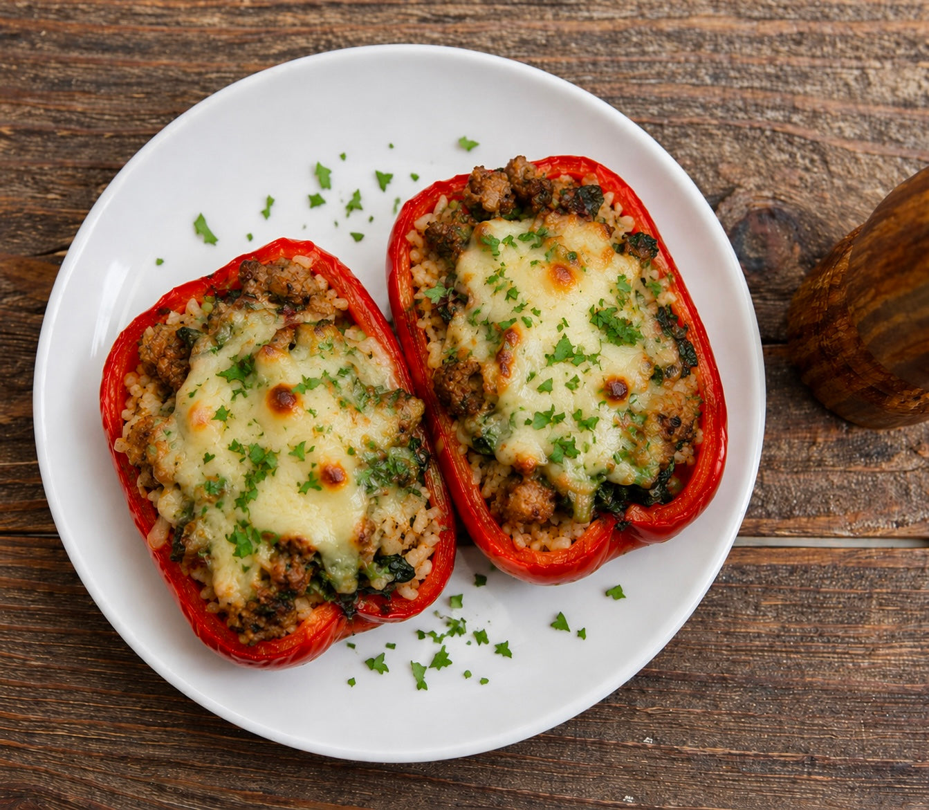 Sausage Stuffed Peppers