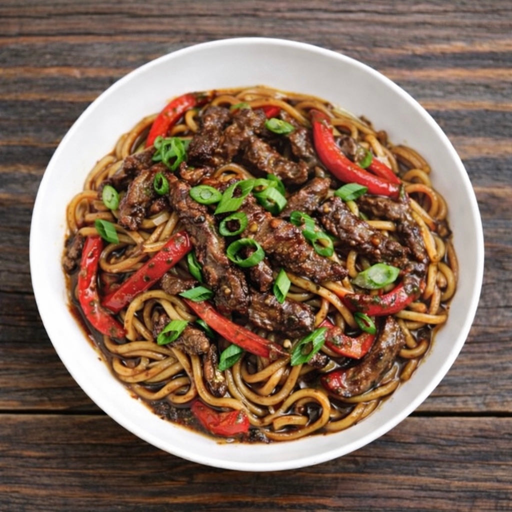 Mongolian Beef Noodles