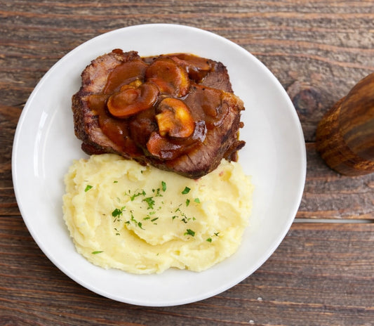 Beef Pot Roast with Mashed Potatoes