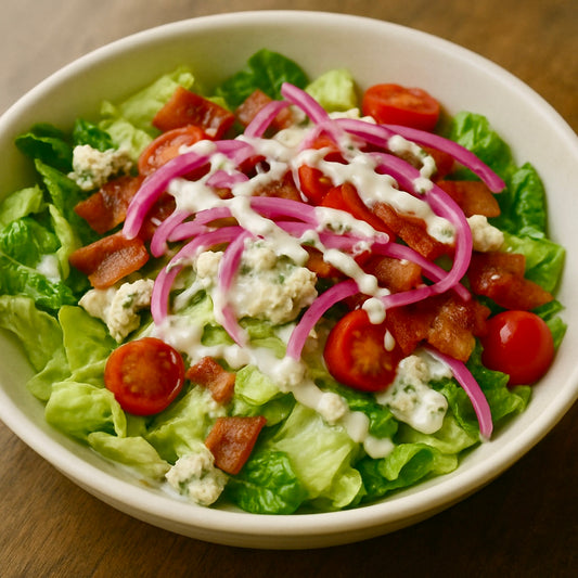 Chopped Wedge Salad with Blue Cheese Dressing by the Pound