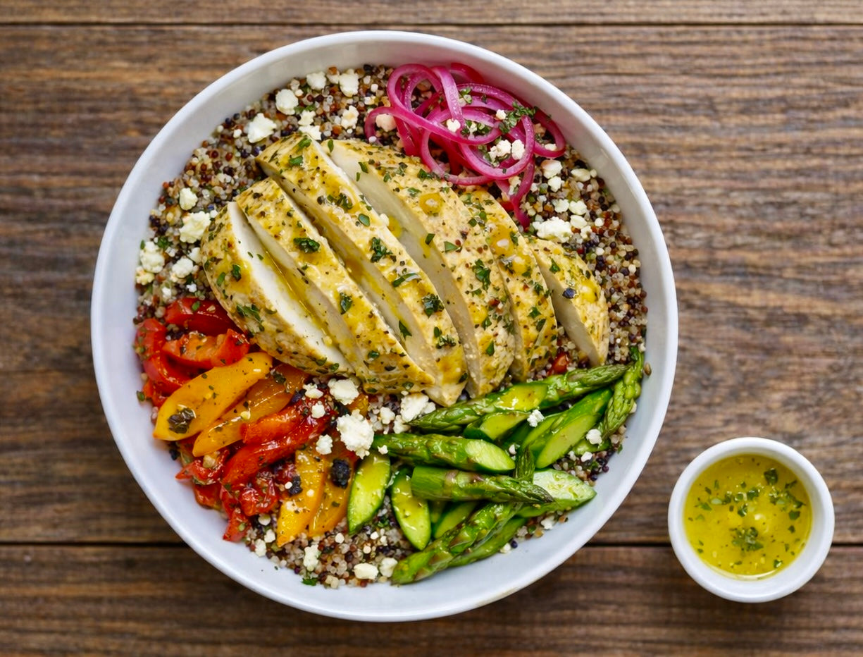Citrus Herb Chicken Quinoa Bowl