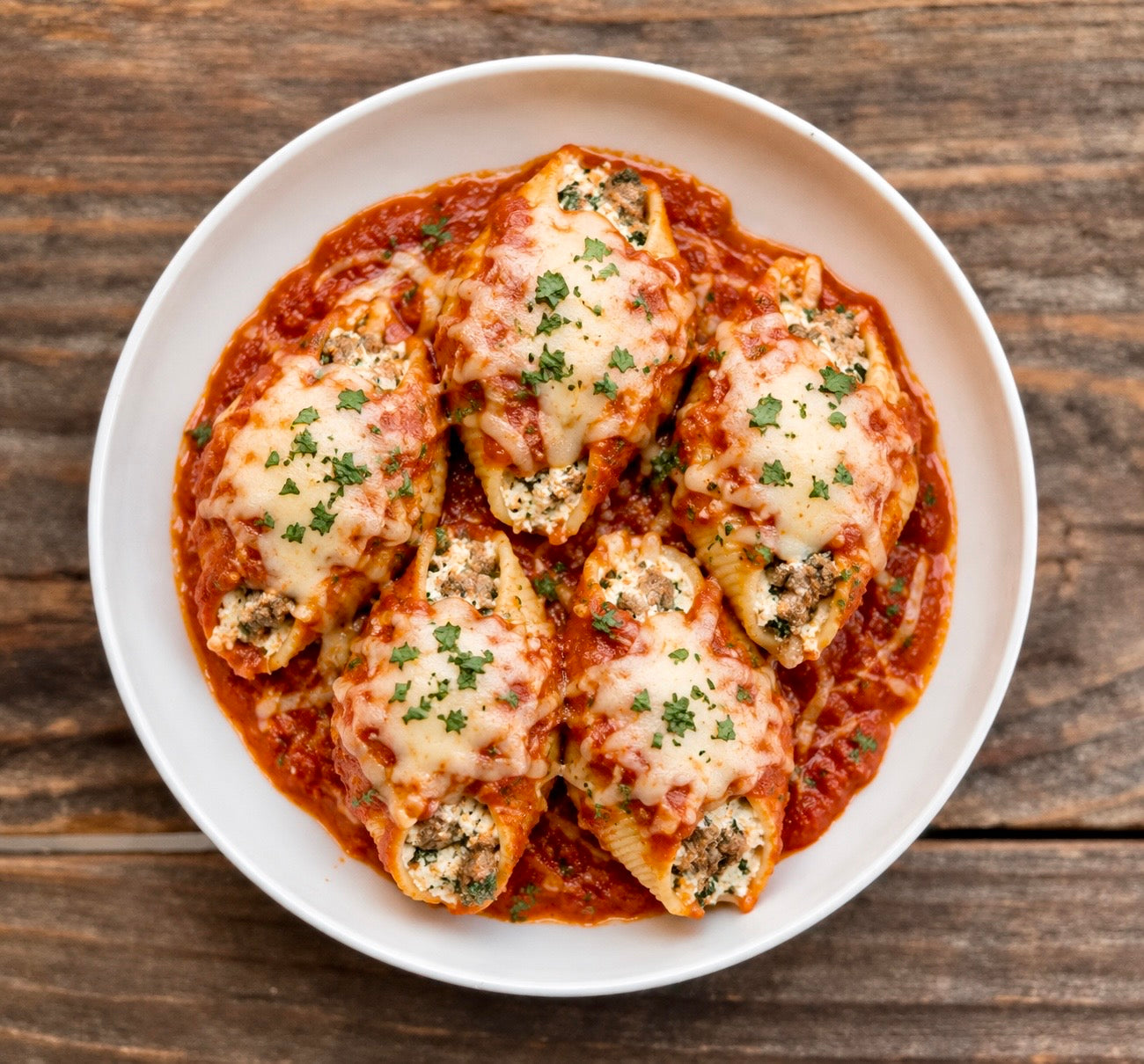 Sausage and Ricotta Stuffed Shells