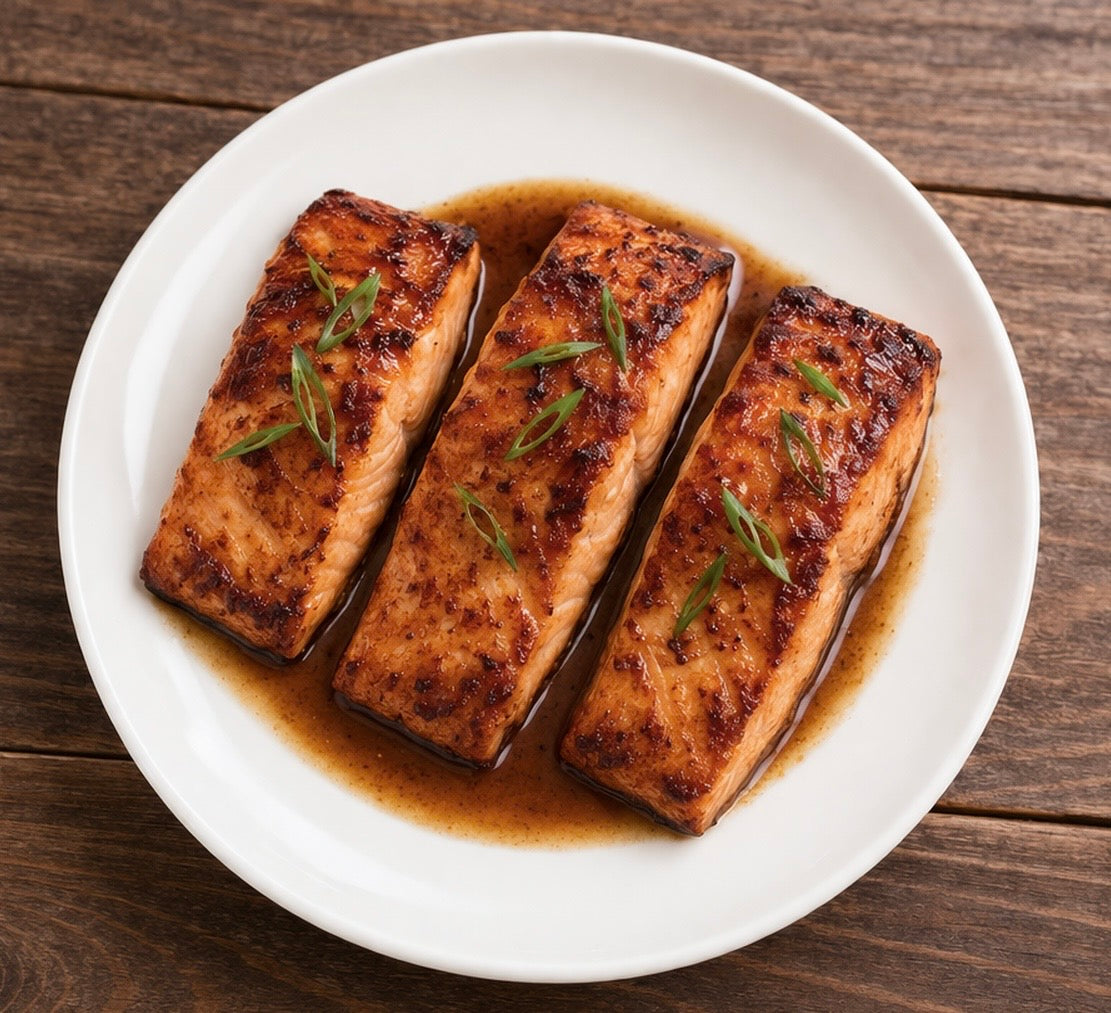 Miso Teriyaki Glazed Salmon by the Pound