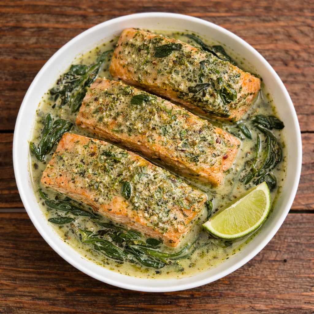 Green Coconut Curry Salmon by the Pound