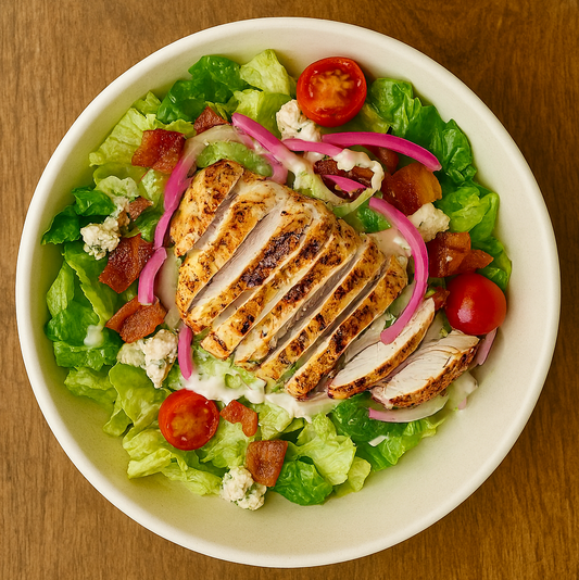 Chopped Wedge Salad with Grilled Chicken