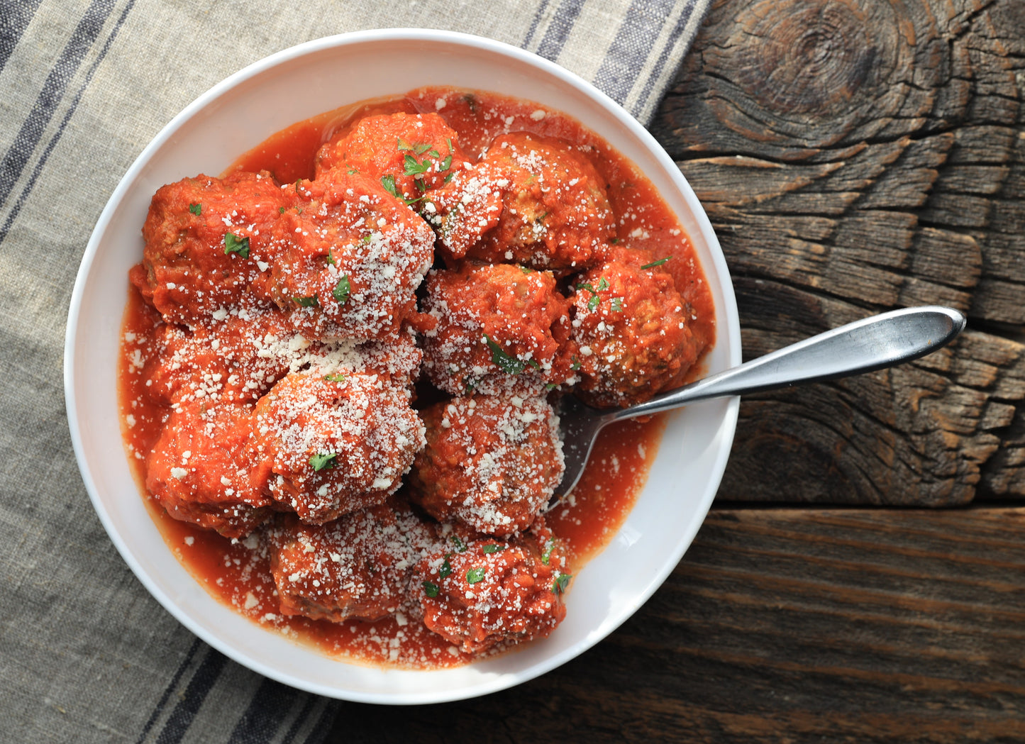 Grass-Fed Italian Meatballs in Red Sauce by the Pound